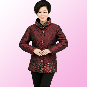 [折扣]中年女装唐装棉衣正品 唐装女装2014棉衣
