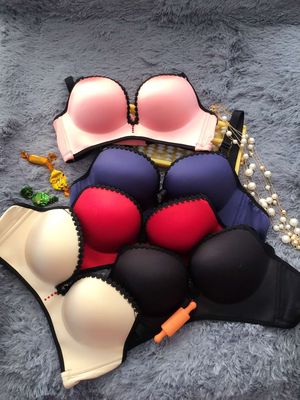 6cm加厚蝴蝶公主馒头杯内衣无钢圈聚拢无痕刺