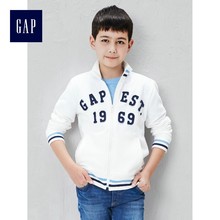 512030 徽标外套男 立体字母立领夹克卫衣 Gap男童