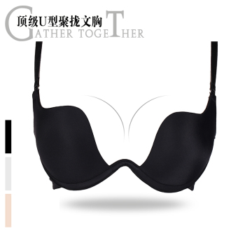 欧美<em>外贸原单内衣</em>深U型超低胸露背礼服婚纱晚