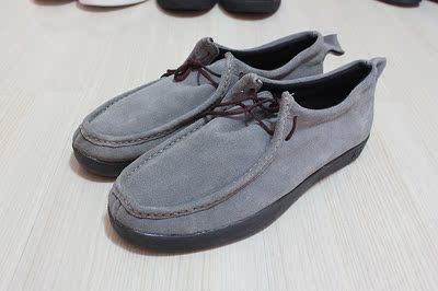 包邮 男鞋低帮鞋软皮鞋翻皮鞋一脚蹬懒人鞋休闲鞋大码鞋man shose