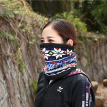 拉绳围脖帽户外男女骑行围脖脖套加厚防寒保暖多功能面罩 新品