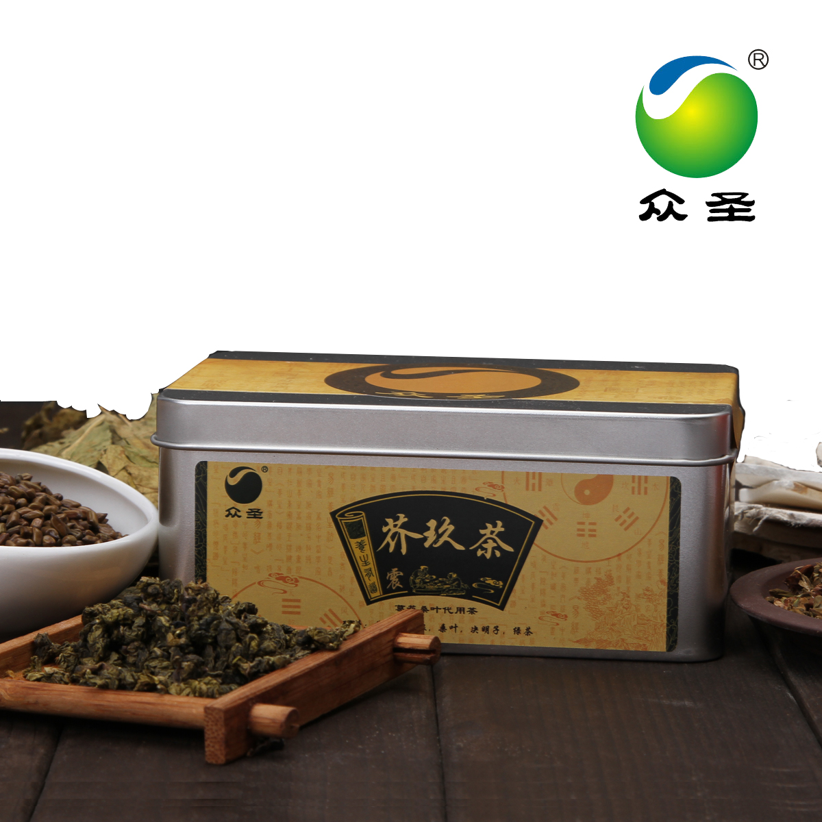 众圣芥玖茶 解酒护肝醒酒养肝茶 千杯不醉葛根葛花养生茶20袋装