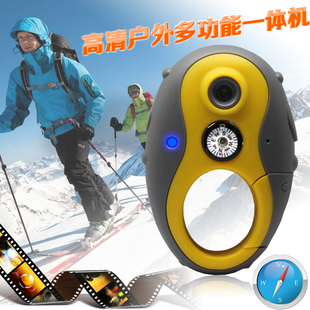 高清720P户外运动指南针摄像机旅行挂扣相机
