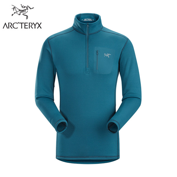 Arcteryx 始祖鸟男款户外保暖速干衣Rho AR Zip