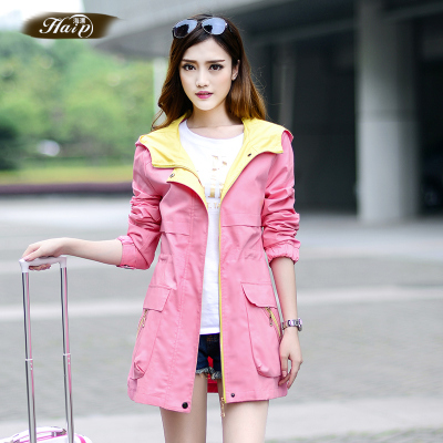 [2015爆款]<em>海漂</em> <em>Haip</em>休闲<em>风衣</em>女2015秋季新品