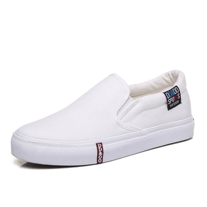 学生百搭一脚蹬小白鞋