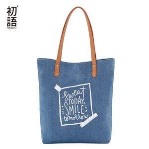 牛仔布单肩环保袋