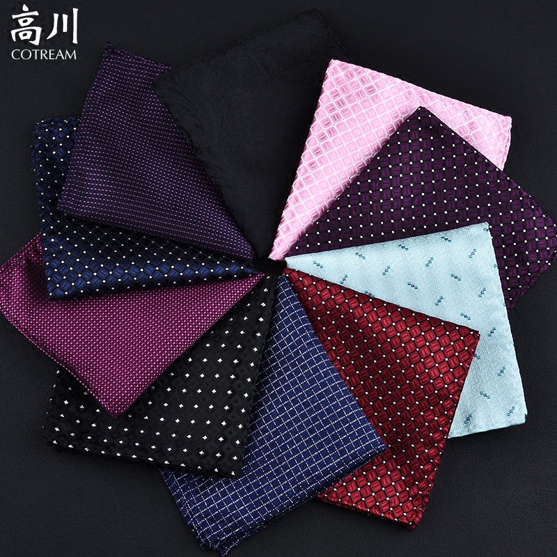 【纯色系列】西服口袋巾结婚男士新郎新伴郎商务西装白色方巾手帕