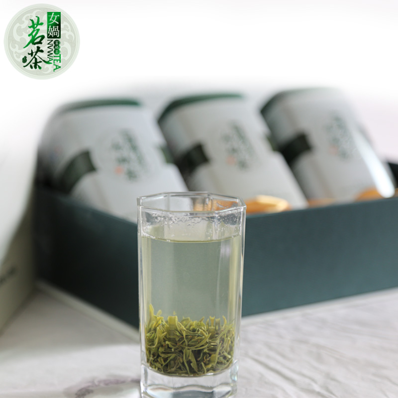 安康富硒茶陕西省平利县女娲栗香茶平利茶叶绿茶龙井茶240g礼盒装