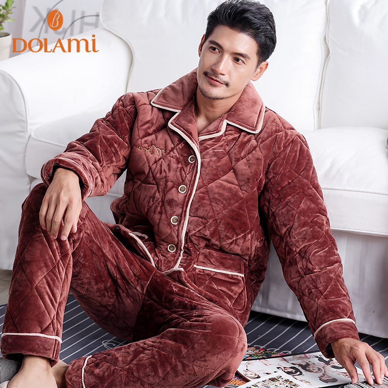 推荐最新睡衣加厚男冬 儿童棉睡衣男冬加厚信