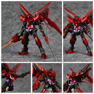 高达代工上色 exia hg 暗物质能天使 电镀色 成品