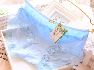 【天天特价】都市性感女生纯棉<em>短裤头女士</em>蕾丝