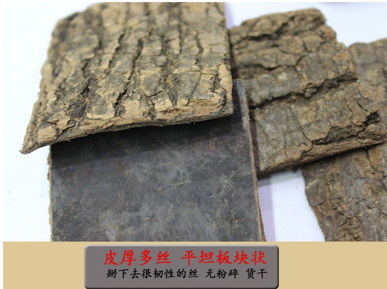 陕西秦岭特产野生老杜仲皮厚皮泡茶泡酒500 包邮 中药材