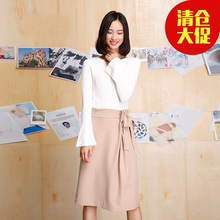 简约通勤舒适百搭半身裙A51038 ⑩OSA欧莎2017秋季女装