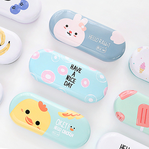 韩国小清新马口铁眼镜盒