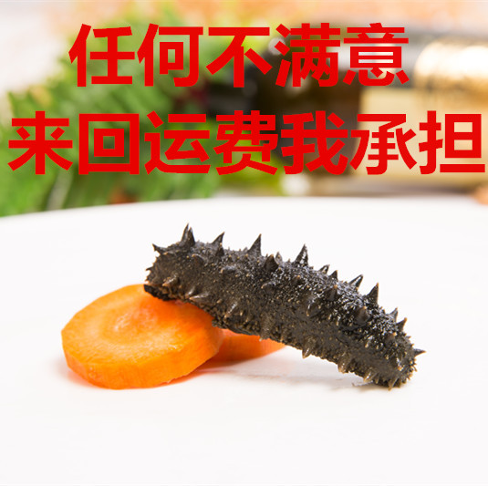 半干海参 野生盐渍刺参大连海参半干拉缸盐特产辽参礼盒500g