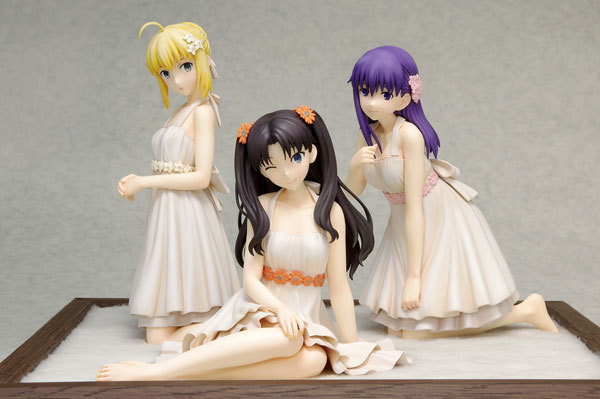 国产优质版 wave fate saber 远坂凛 间桐樱 连衣裙 吾王睡衣手办