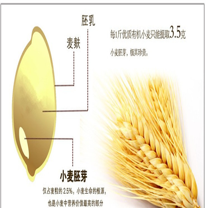 生小麦胚芽片500克农家自产新鲜无添加杂粮纯胚芽片5斤包邮