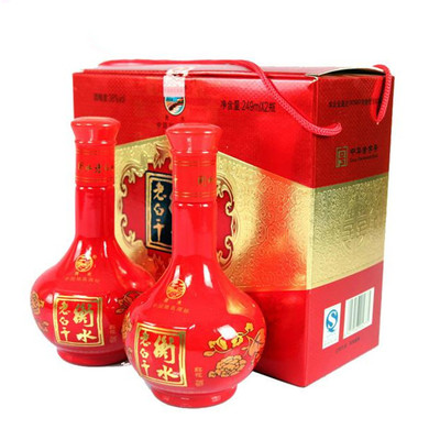 衡水老白干38度红花 白酒 婚宴用酒 衡水老白干酒 整箱价格 包邮