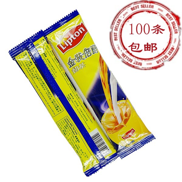 特价 进口立顿原味奶茶 50条速溶港式奶茶粉 冲饮原料红茶饮料