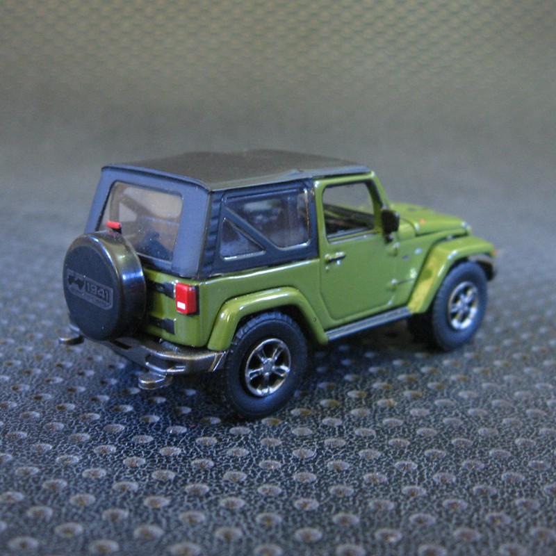 1:64greenlight绿光合金车模 2016 jeep wrangler牧马人 散装