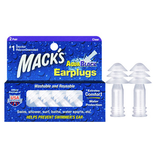 进口Mack's防水游泳耳塞