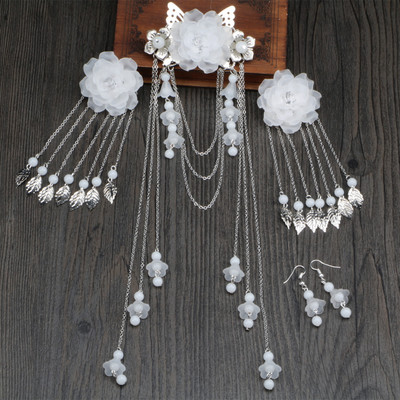 古典步摇发簪发钗古风流苏宫廷复古簪子新娘盘