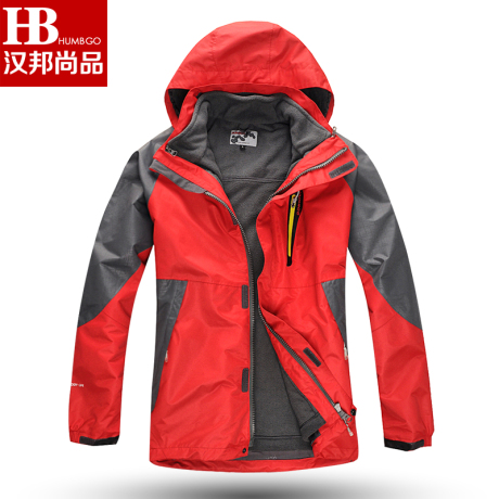 淘宝网购物-汉邦尚品 冲锋衣 情侣款 正品 男 三
