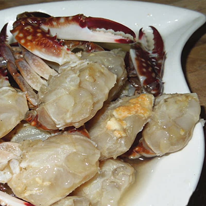 遇上鲜红膏咸蟹宁波舟山特产海鲜炝蟹醉蟹梭子蟹腌蟹呛蟹蟹股蟹糊