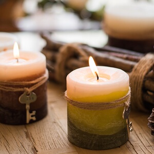 复古钥匙工艺香薰蜡烛