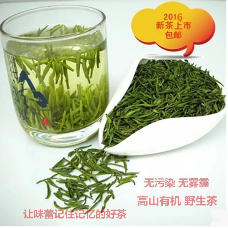 回味甘甜新茶绿茶开化龙顶茶叶2016特级高山老茶树野茶500克罐装