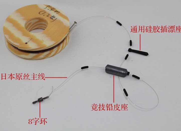 秒杀价竞技精细成品台钓主线 线组钓鱼线 3.6-7.2米可选 渔具垂钓