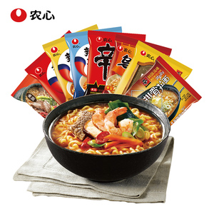 辛拉面辣白菜方便面8包组合