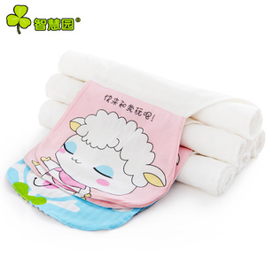 婴儿纯棉吸汗巾0-1-3-4-6岁