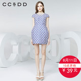 CCDD2016夏装专柜正品修身裙时尚连衣裙通勤OL中裙