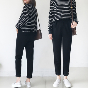 秋冬天哈伦裤烟管裤