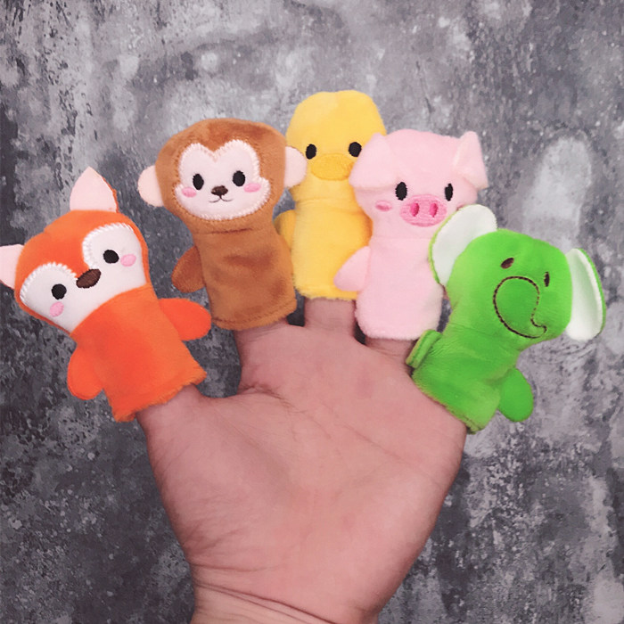婴儿手指偶 宝宝早教益智玩具互动玩具手指玩偶 幼儿指套玩具