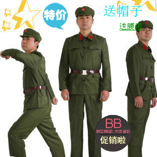 军服 摄影老军装军绿 革命军装红卫兵服装军服装红军服装文革演出服装