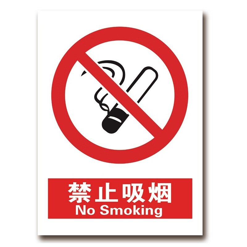 禁止吸烟严禁烟火禁止烟火安全标识警示提示牌墙贴消防安全标志贴