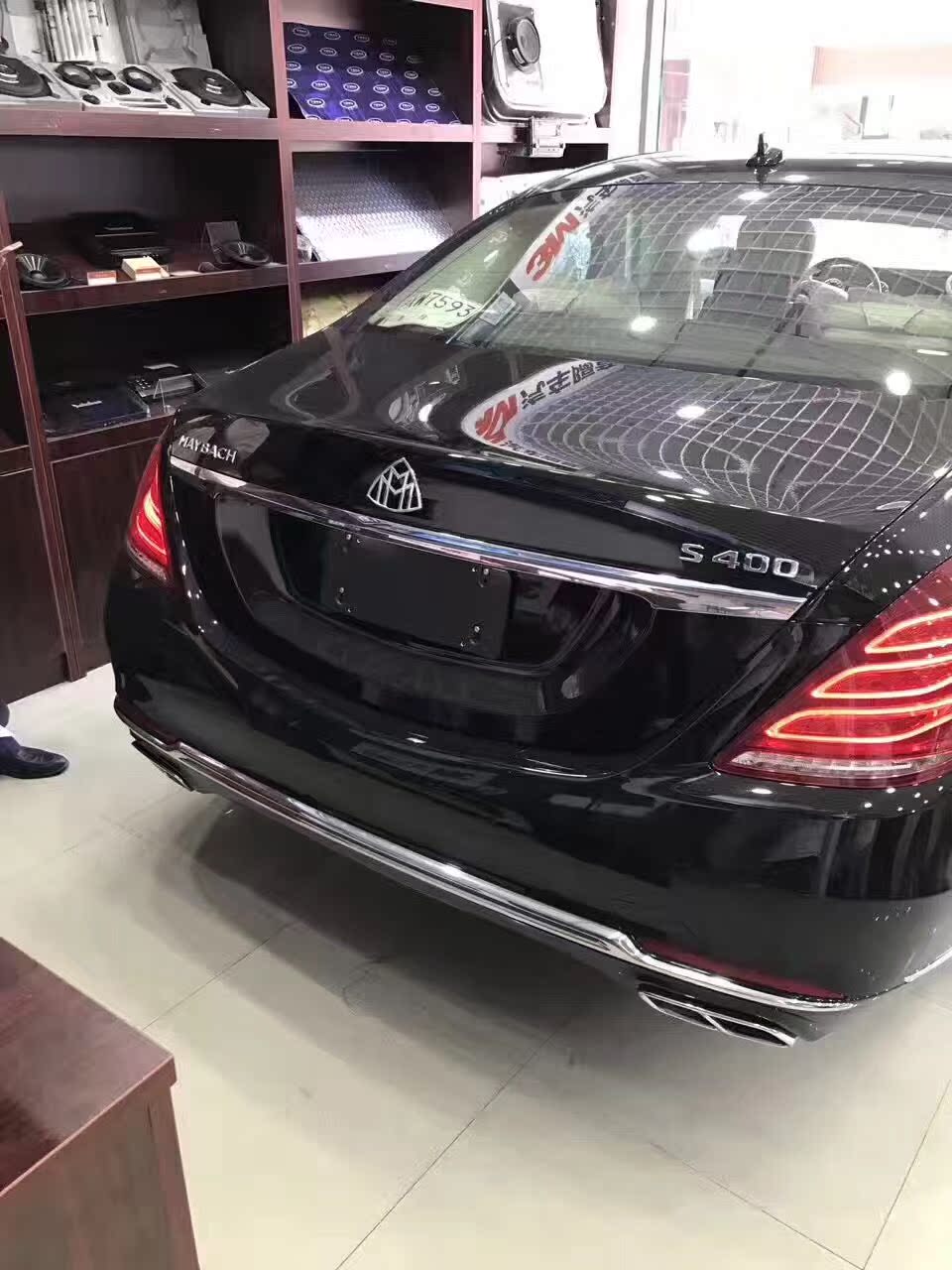 奔驰s350/s500/s600l改迈巴赫车标 maybach后字标 v12