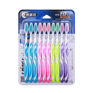 亮丽洁成人软毛牙刷套装