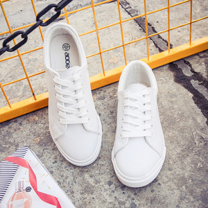 春夏明星同款皮面帆布鞋