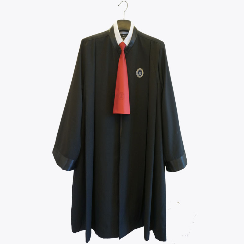 律师袍包邮2017春装新款律师服男女款法官服标准律师服装带领徽章