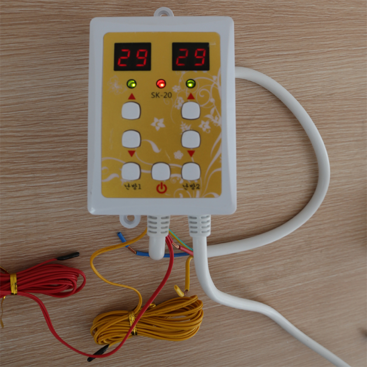双温双控静音温控器电炕显示器电热炕电热板温控器电热板开关20t