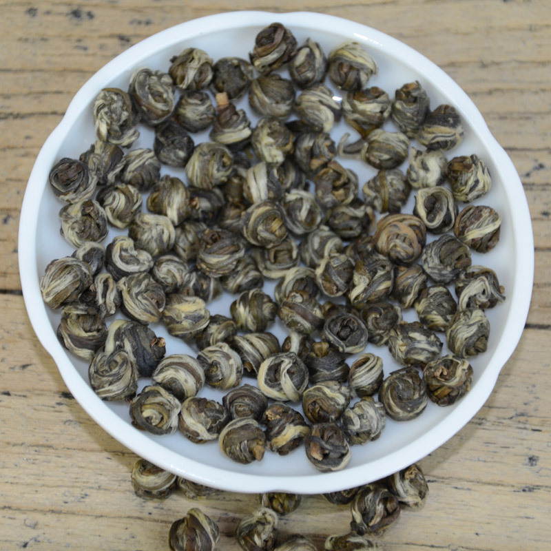 特级茉莉龙珠 福建福州茉莉花茶叶 浓香茉莉小龙珠 250g/罐包邮