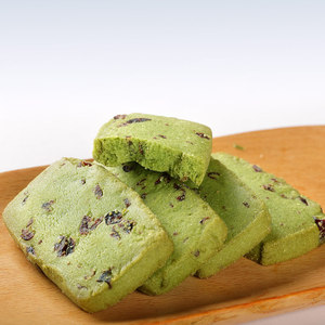 抹茶蔓越莓曲奇饼干180gx4袋