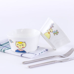 创意骨瓷碗家用米饭碗