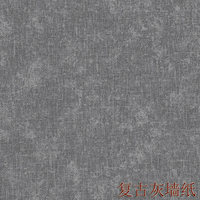 个性复古怀旧水泥灰壁纸 古典素色纯色深灰色客厅服装