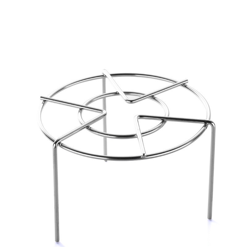 加厚不锈钢蒸架子家用电饭锅煲蒸格高压锅内圆形隔水蒸盘支架高脚 - 360购物